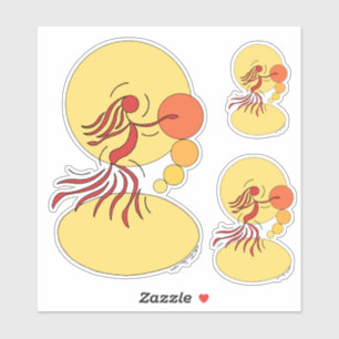 Adesivo Abstrato Dancer