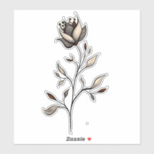 Abstrato de arte elegante de flores