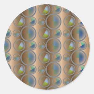 Adesivo Abstrato de Círculos