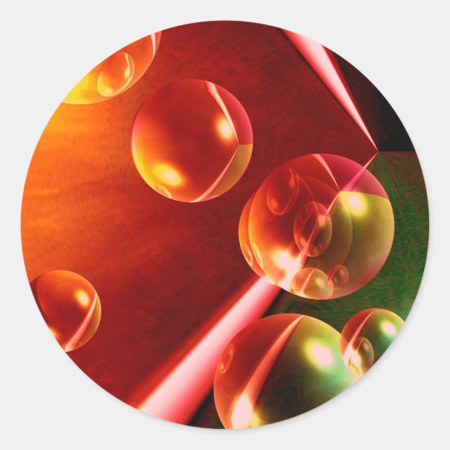 Adesivo Abstrato de Contemporâneo por Serdar Hizli (Frente)