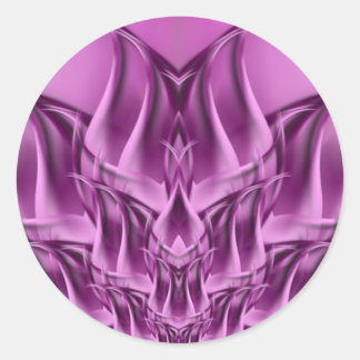 Adesivo Abstrato de Flor de Lotus Fractal