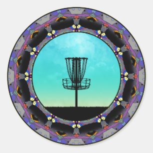 Adesivo Abstrato de Golf de Disco 3