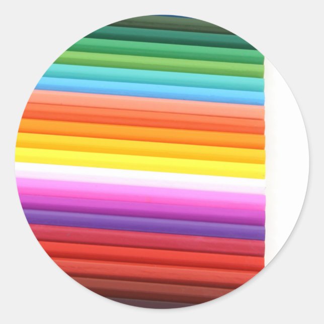 Adesivo Abstrato de Pastas de Tecido Multicolores (Frente)