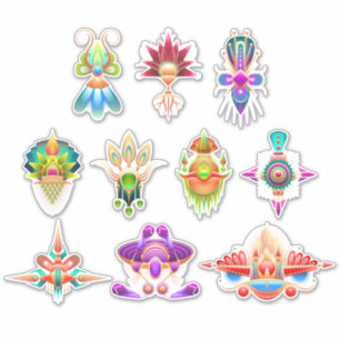 Adesivo Abstrato decorativa arte incrivelmente bonita