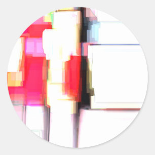 Adesivo abstrato digital "Blink"