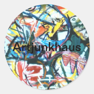 Adesivo Abstrato do Fluxo Aviário Jeff Hankamer Artjunkhau
