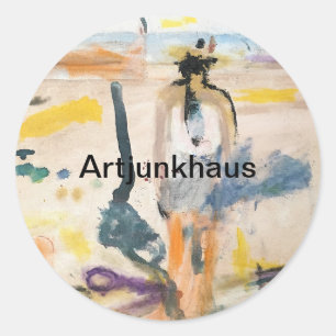 Adesivo Abstrato Galveston Texas Jeff Hankamer Artjunkhaus