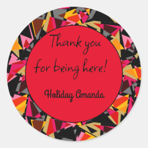 Adesivo Abstrato, Geométrico, Triângulos, Geométrico