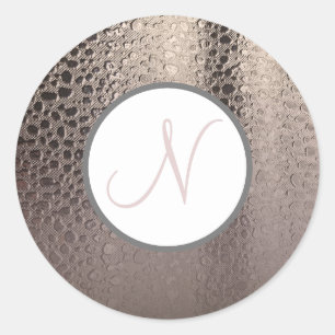 Adesivo Abstrato Glam moderno - Rosa de pincel cor-de-rosa