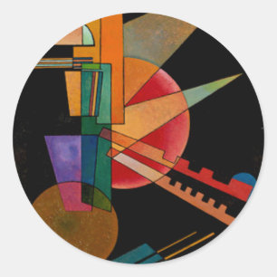 Adesivo Abstrato Interpretação de Wassily Kandinsky