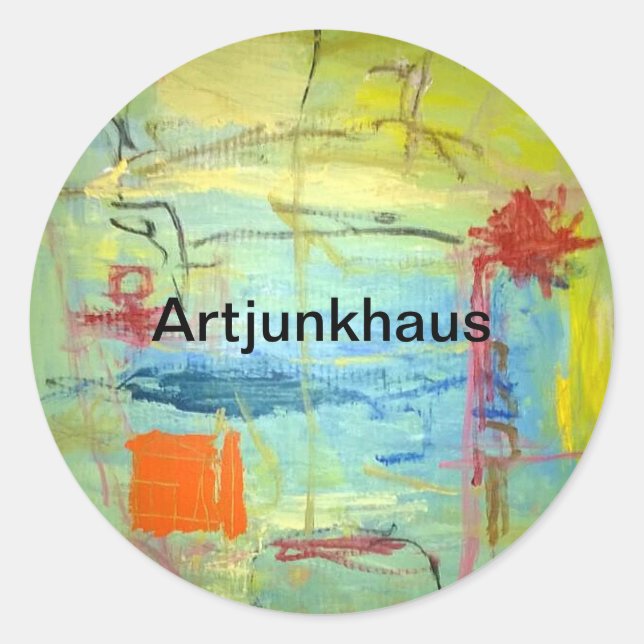 Adesivo Abstrato Jeff Hankamer Artjunkhaus (Frente)