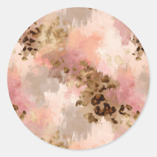 Adesivo Abstrato Leopard Print Stick