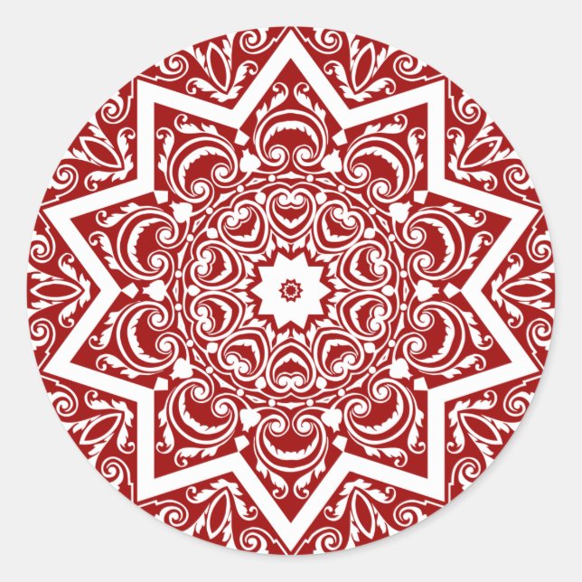 Adesivo Abstrato Mandala Design (Frente)