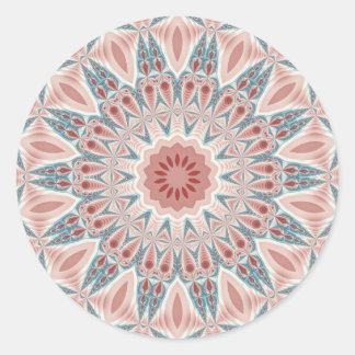 Adesivo Abstrato moderno Caleidoscópio Mandala Arte Fracta