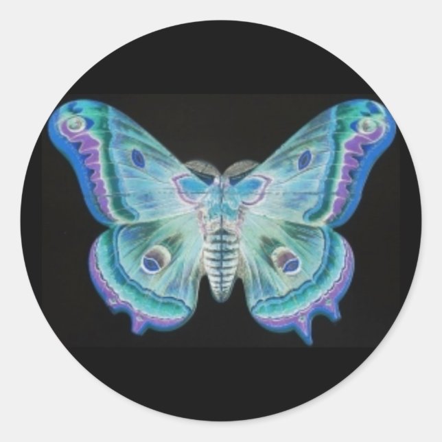 Adesivo Abstrato Moth Sticker (Frente)