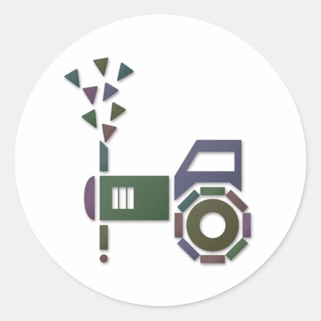 Adesivo Abstrato ou (Frente)