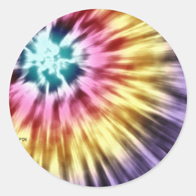 Adesivo Abstrato Purple Tie Dye (Frente)