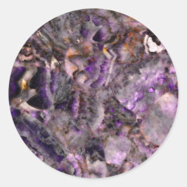 Adesivo Abstrato púrpura Ametist Quartz, granito roxo