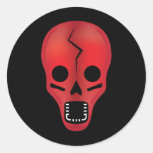 Abstrato Red Skull