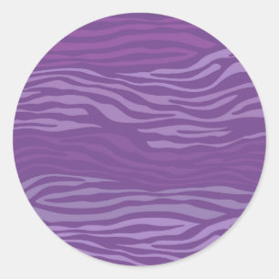 Adesivo Abstrato roxo da zebra