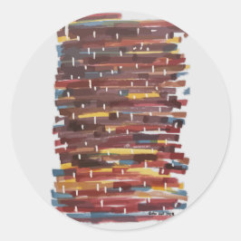 Adesivo Abstrato Sepia