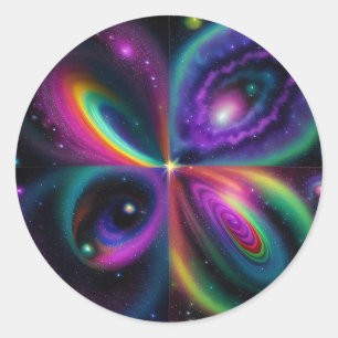 Adesivo Abstrato Space Art