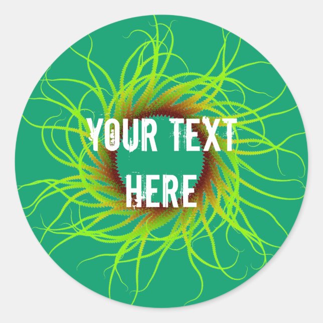 Adesivo Abstrato Spiral Sticker (Frente)