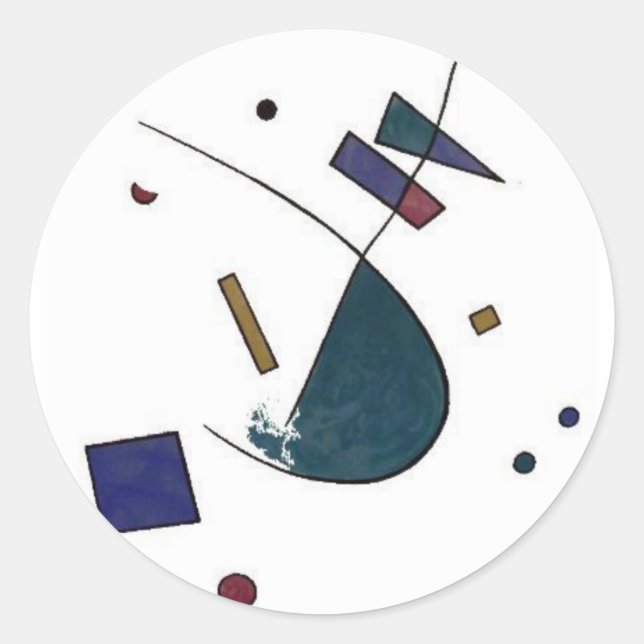 Adesivo Abstrato Verdi Sticker (Frente)