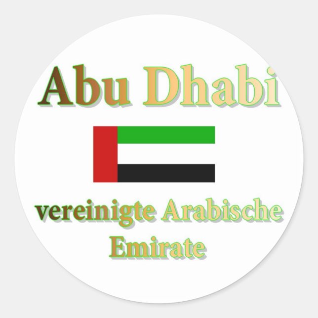 Adesivo Abu Dhabi (Frente)
