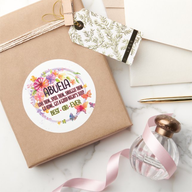 Adesivo Abuela Os Ama E Os Engana (Presentear)