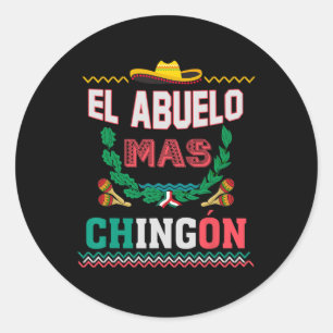 Adesivo Abuelo Mas Chingon Dia de os pais Abuelito Mexican