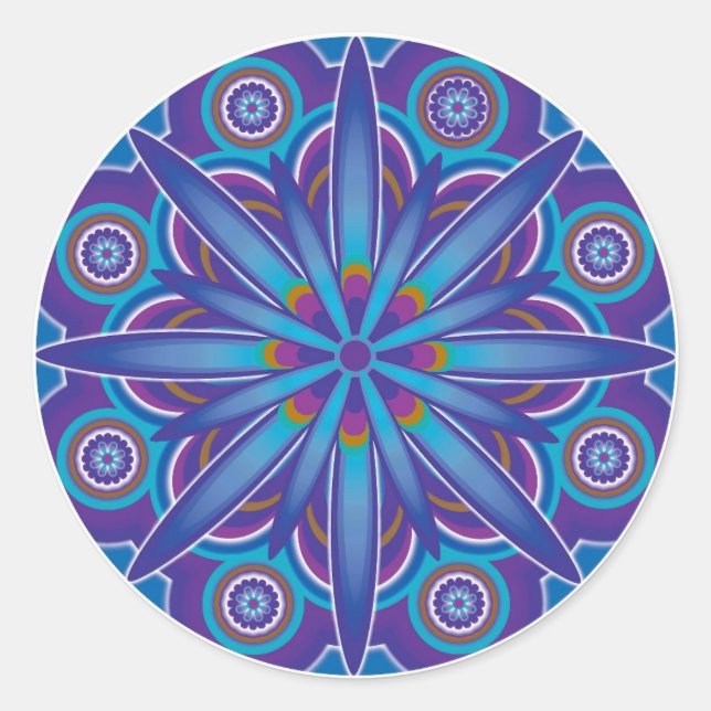 Adesivo Abundance Mandala Stickers (Frente)
