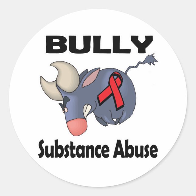 Adesivo Abuso de Substância BULLy (Frente)