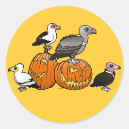 Adesivo Abutres de Halloween