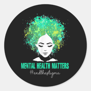 Adesivo Acabar Com A Saúde Mental Estigma S Sensibilização