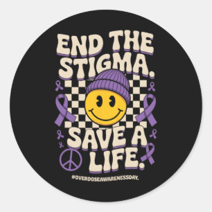 Adesivo Acabar Com O Estigma Salvar Uma Vida Groovy Consci