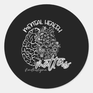 Adesivo Acabar Com O Estigma Saúde Mental S Sensibilização