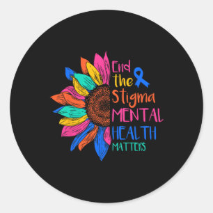 Adesivo Acabe Com O Stigma Mental Health Problems Mental A