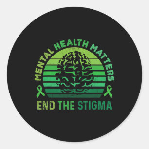 Adesivo Acabe Com O Stigma Mental Health Problems Mental A