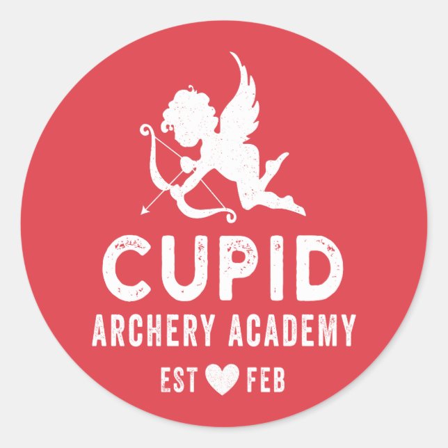 Adesivo Academia Cupid Archery (Frente)