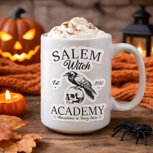 Adesivo Academia de Bruxas de Salem Halloween Personalizad