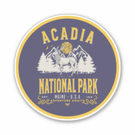 Adesivo Acadia National Park Historic Terrain