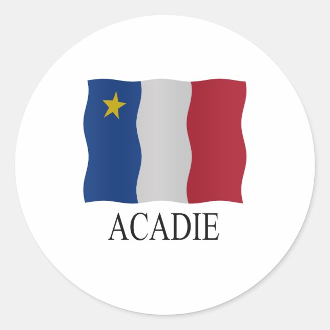 Adesivo Acadian flag (Frente)