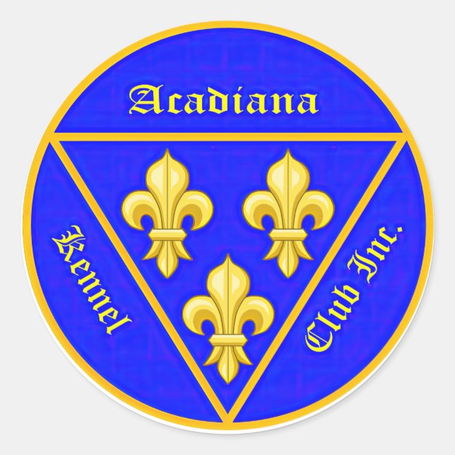 Adesivo Acadiana Kennel Club Stickers (Frente)