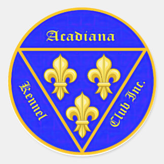 Adesivo Acadiana Kennel Club Stickers