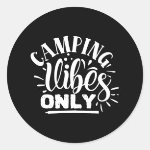 Adesivo Acampamento Apenas Vibes