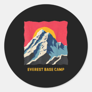 Adesivo Acampamento Base do Monte Everest Himalaias Montan