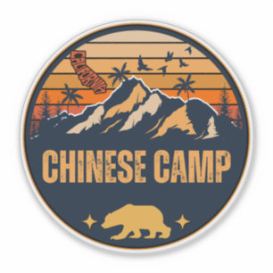 Adesivo Acampamento Chinês, Califórnia