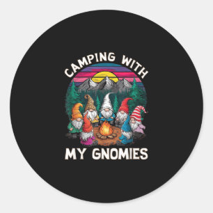 Adesivo Acampamento Com Meus Gnomies Engraçado Gnomo Campf