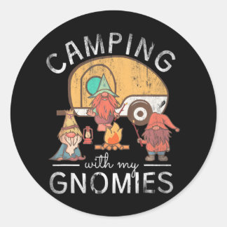 Adesivo Acampamento Com Meus Gnomos